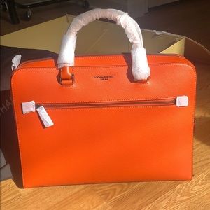 NWT Michael Kors Harrison briefcase